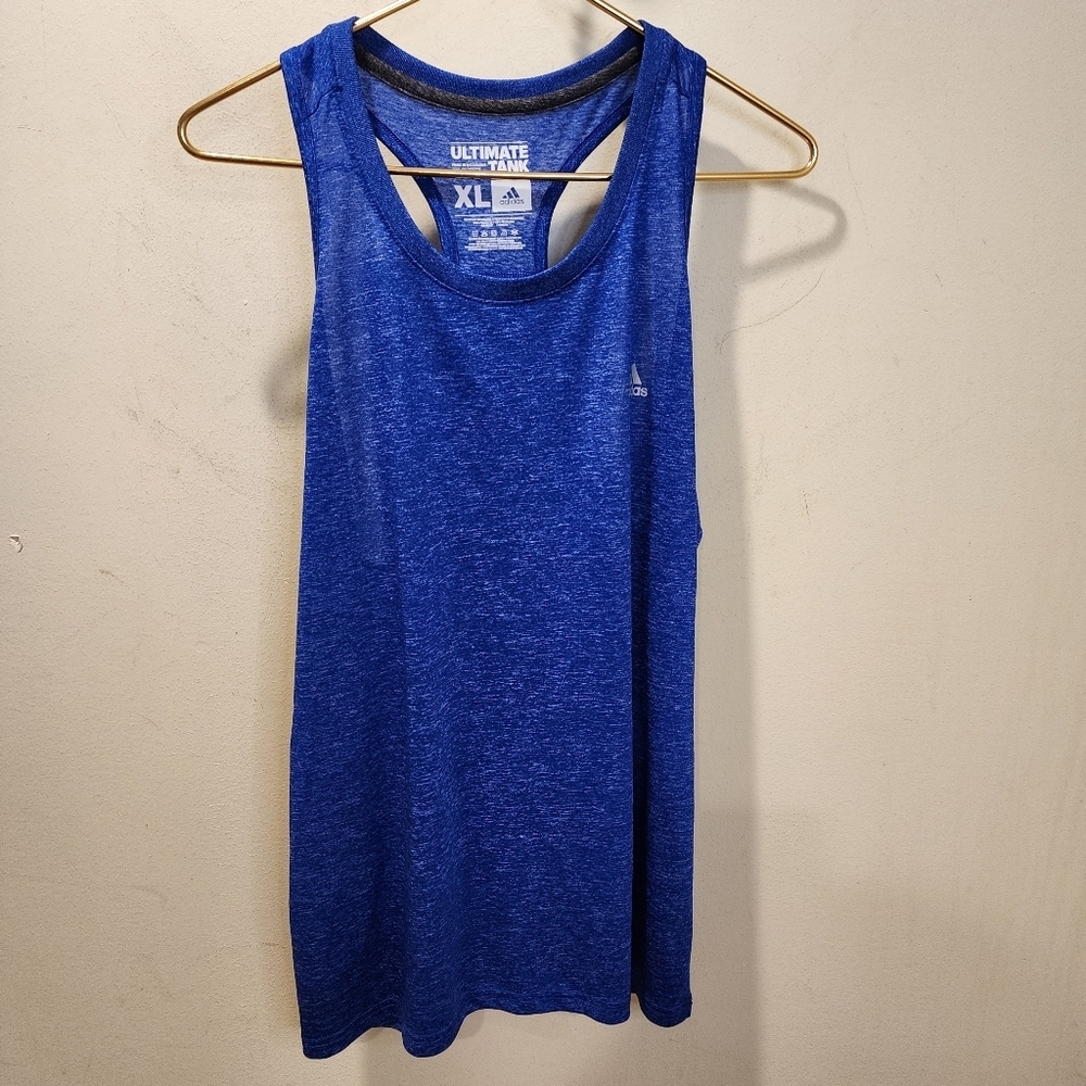 Adidas Ultimate Racerback Royal Blue Athletic Tank Top XL